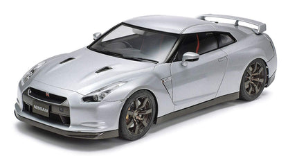 Tamiya Tamiya-300024300 Vehículo 300024300 Nissan GT-R Road Version Kit de Modelo de Coche 1:24, Color sin barnizar, Mittel (24300