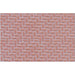 Plastruct - 1/48 Sheet Interl. Paving Red 0.5X300X175Mm 2X Ps-141