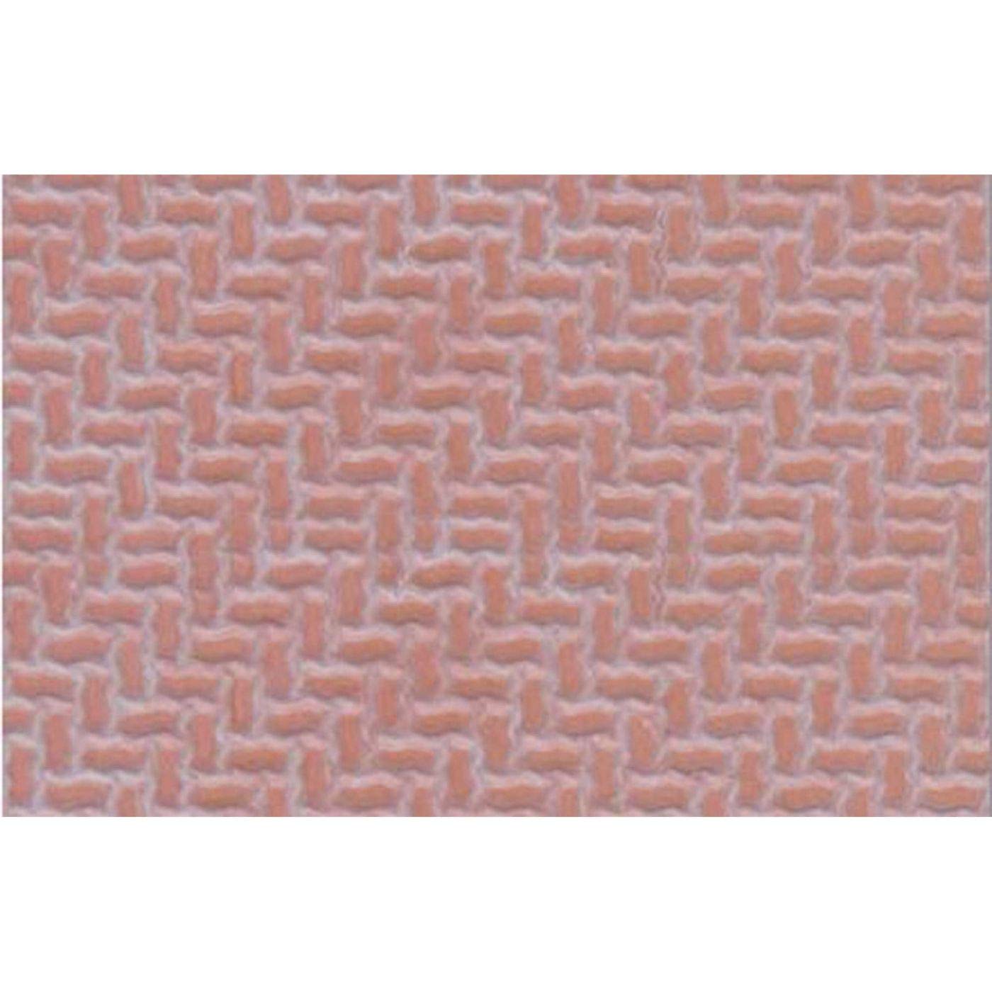 Plastruct - 1/48 Sheet Interl. Paving Red 0.5X300X175Mm 2X Ps-141