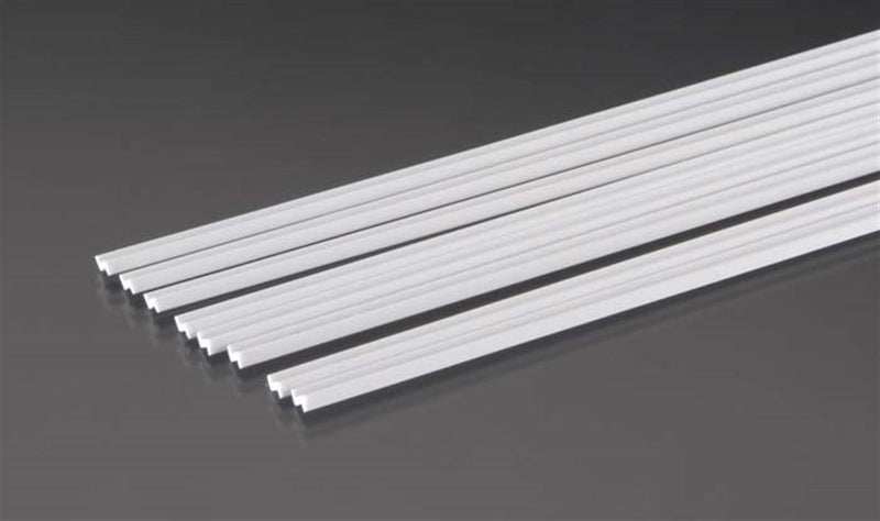Plastruct 90593 Zee Bar Styrene 1/8" (8), 90593