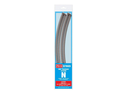Peco ST-3019 Setrack Double Standard Curve Track Radius 4 333.4mm (4