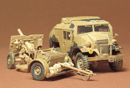 Tamiya 300035044 – 1: 35 WWII Britannico 25 PDR Campo geschuetz con Veicolo (1