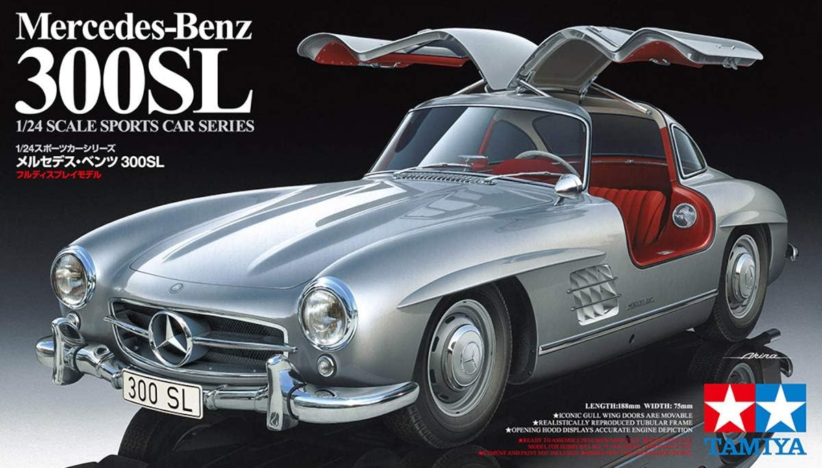 Tamiya - Coche en miniatura Mercedes Benz 300SL, 1/24, surtido (1 unidad