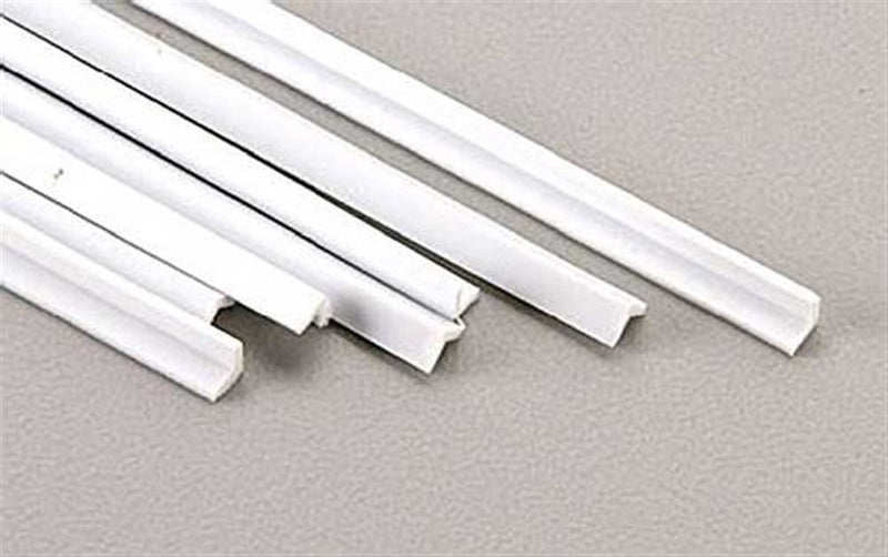 Plastruct 1/8"/3.2mm Styrene Angle 7pcs # AFS-4