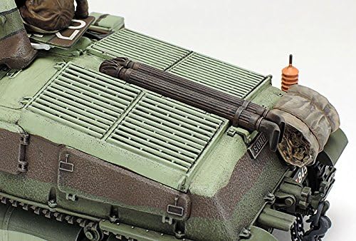 TAMIYA 300035344-Tanque Mediano francés SOMUA S35 1:35, réplica Fiel, plástico, Manualidades, Kit de Modelo, Montaje, sin Pintar, Color Verde (35344-000