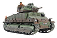 TAMIYA 300035344-Tanque Mediano francés SOMUA S35 1:35, réplica Fiel, plástico, Manualidades, Kit de Modelo, Montaje, sin Pintar, Color Verde (35344-000