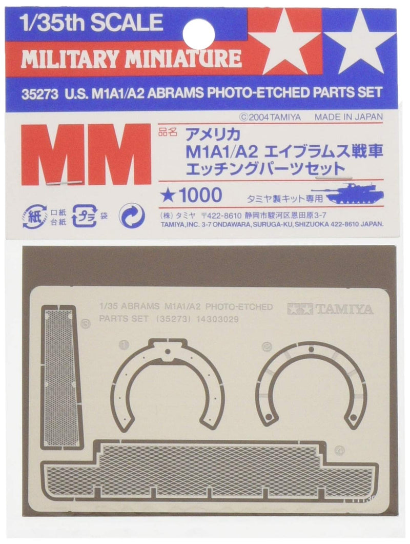 35273 1/35 Photo Etch Parts Set US M1A1/A2 Abrams (japan import