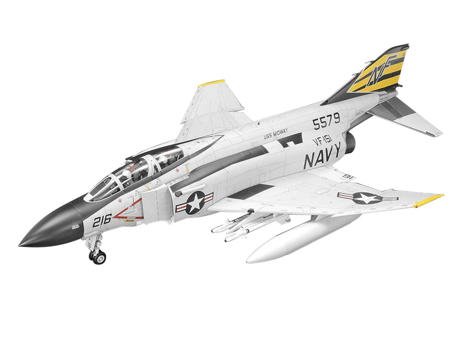Tamiya 1:32 jet fighter, Mc Donnell Douglas F-4J Phantom II, 300060306