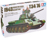 Tamiya TAM35059 35059 T34/76 1943 Russian Tank 1:35 Military Model Kit