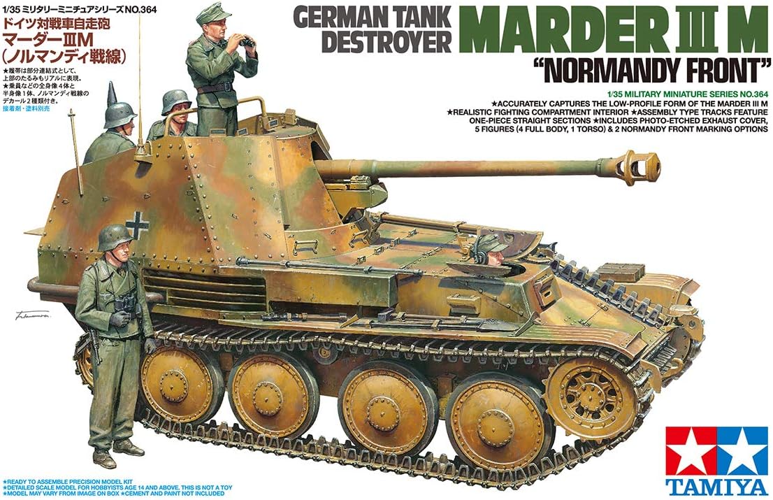 TAMIYA 35364 1/35 German Marder III M Plastic Model Kit
