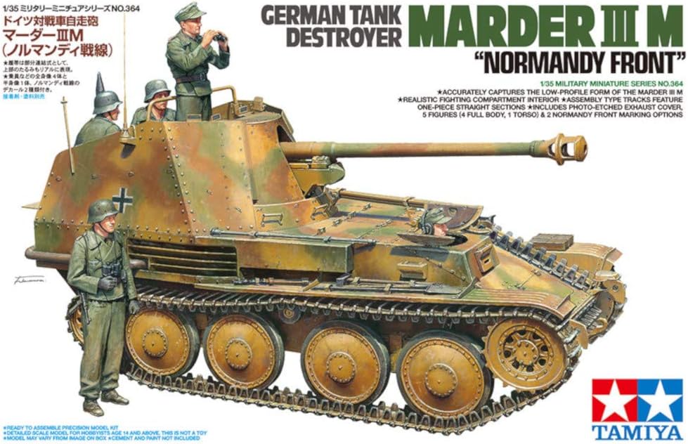 TAMIYA 35364 1/35 German Marder III M Plastic Model Kit