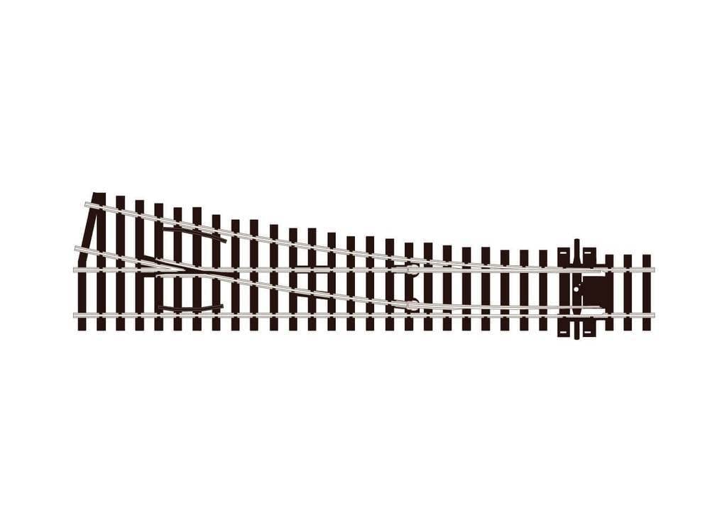 Peco SL-E195 Code 75 Electrofrog Medium Right Hand Point