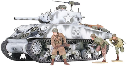 Tamiya 300035251 – 1:35 WWII US Sherman M4A3 Howitzer, 4.1 inches (9