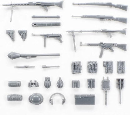 TAMIYA 32602 1:48 Fig-Set Dt Infantry (10) - True-to-Original Replica Plastic Kit for Crafts, Model Kit, Assembly, Unpainted, Multicoloured