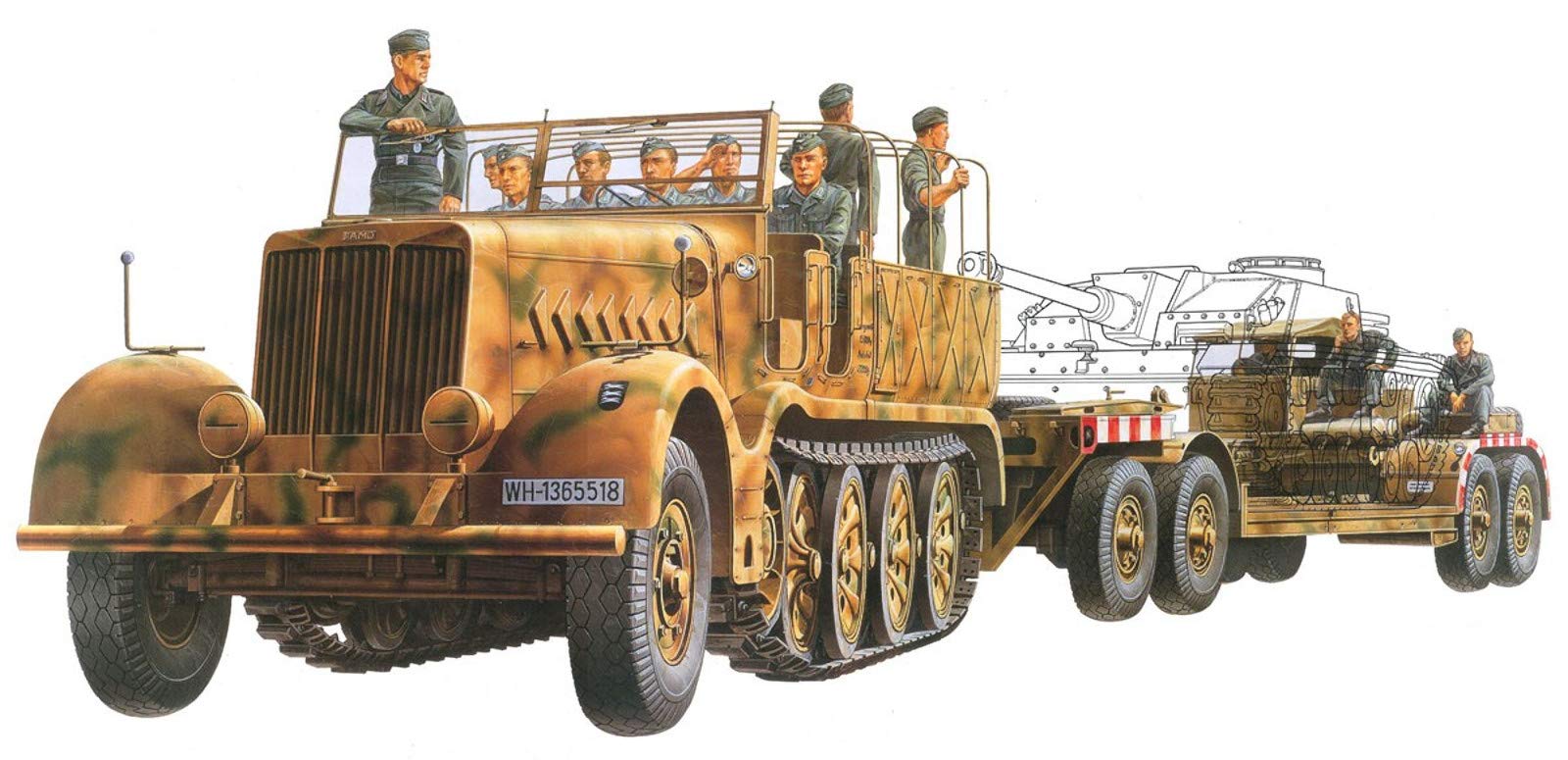Tamiya 300035246 - Modellino veicolo speciale a motore 9 della seconda guerra mondiale realizzato in scala 1:35 (12