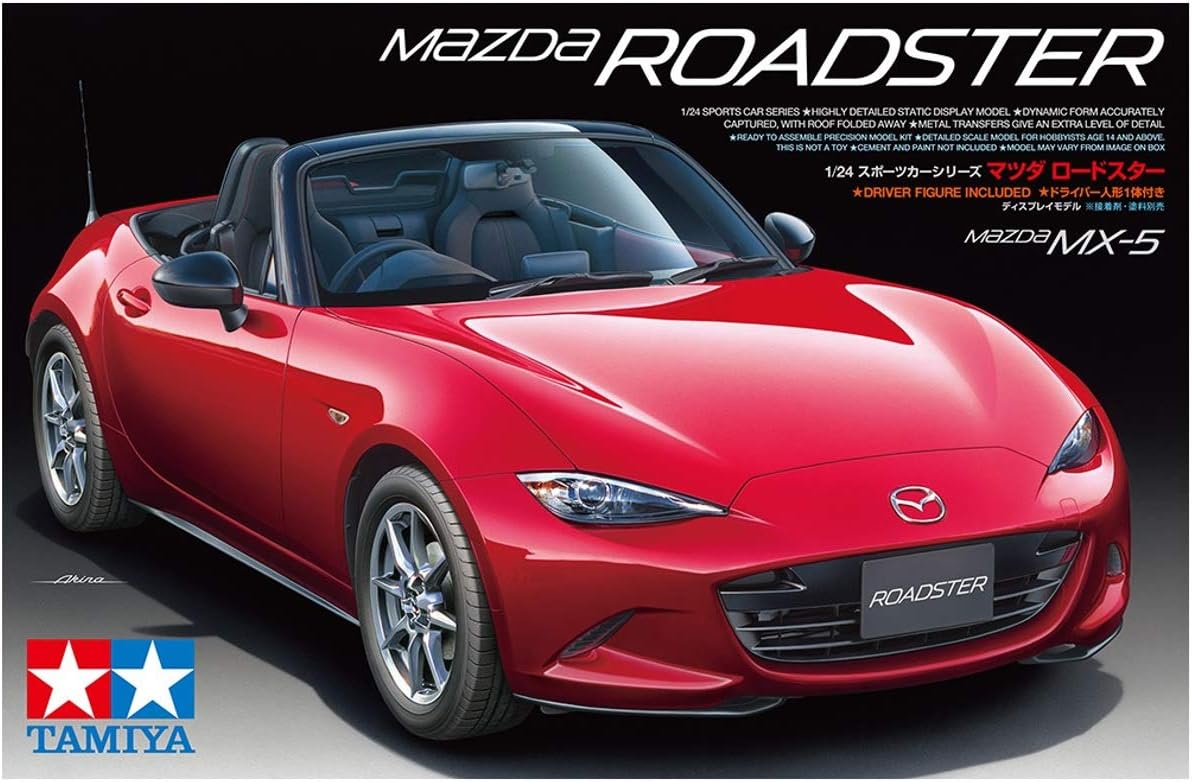Tamiya 24342 1/24 Mazda MX-5 Plastic Model Kit (TAM24342