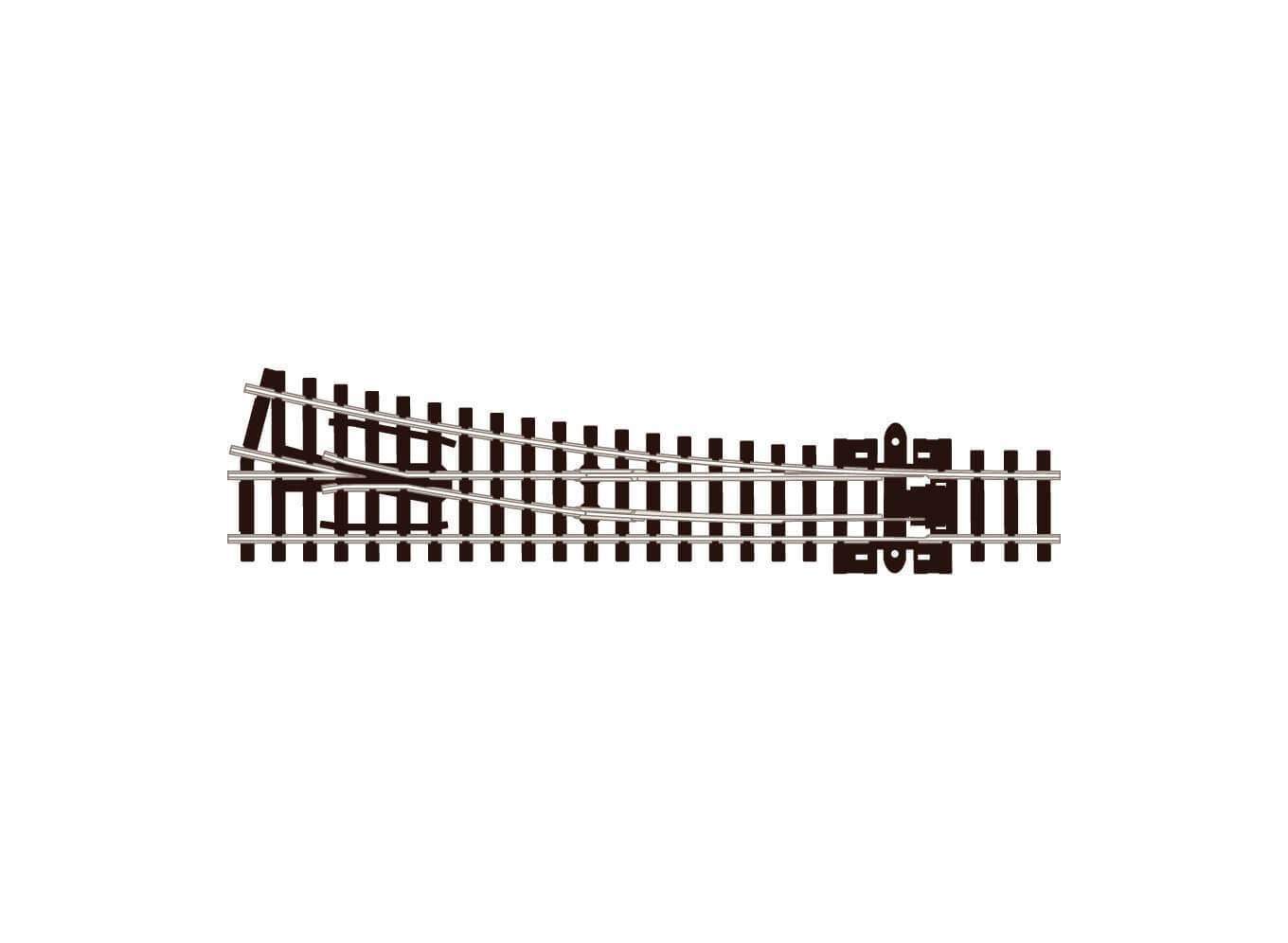 Peco SL-395 Medium Radius Right Hand Point N Gauge