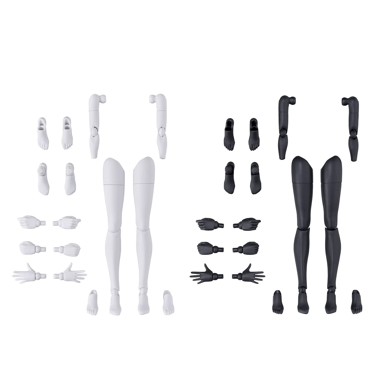 30MS -Option Body Parts Arm Parts & Leg Parts (White/Black) -Model Kit