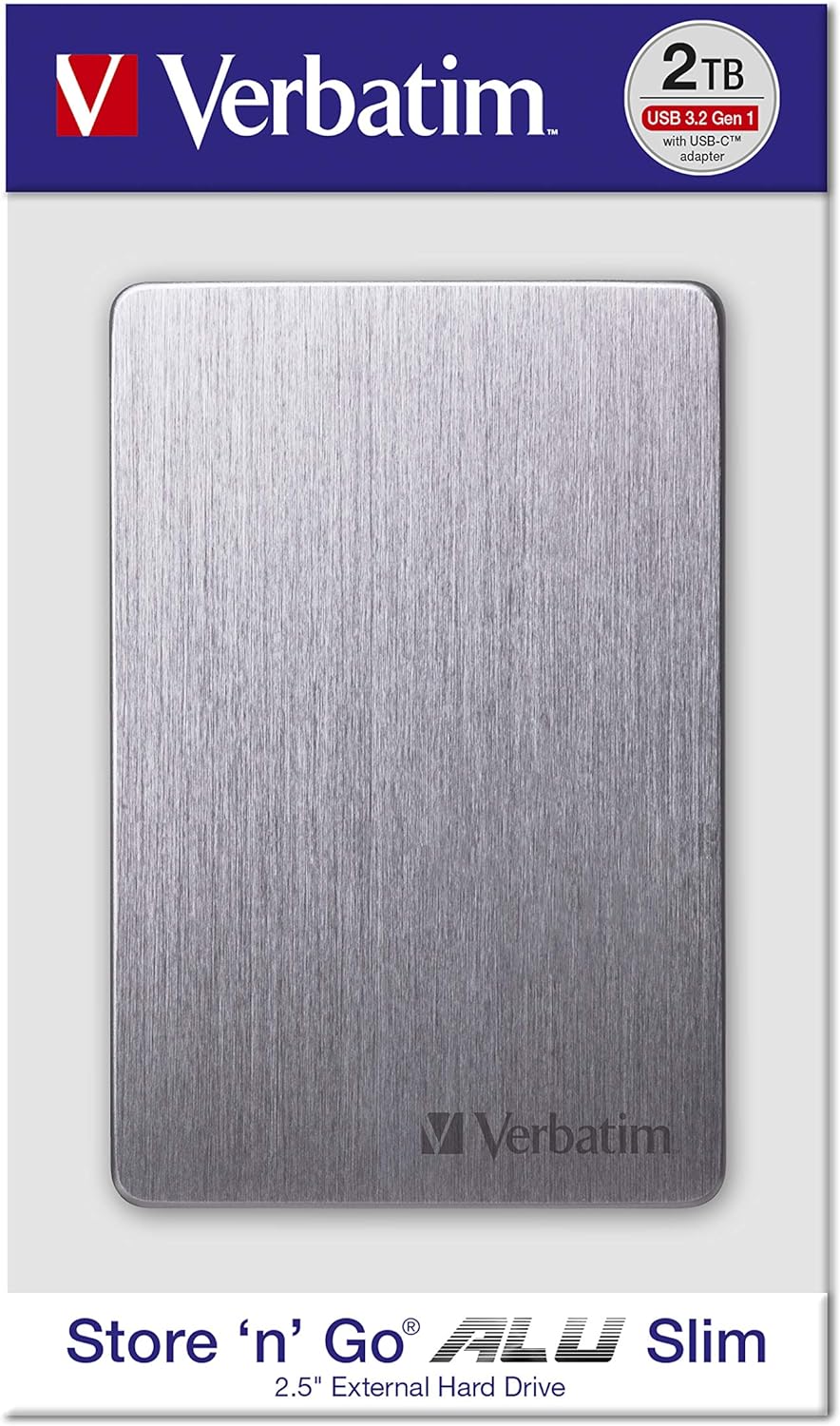 Verbatim STORE´N´GO ALU SLIM 2.5" 6.35C 2 TB Space grey
