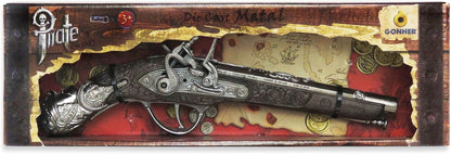 Gonher- Pistola da Pirata, Colore Bianco, One Size, 40/0