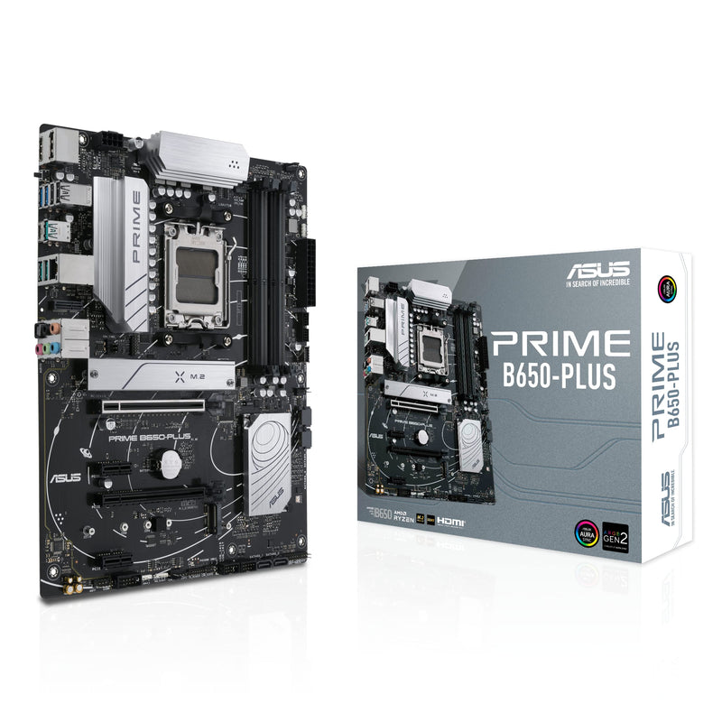 AMD B650 ATX motherboard, DDR5, PCIe 5.0 M.2 support, 2.5Gb Ethernet, DisplayPort, HDMI, SATA 6 Gbps, USB 3.2 Gen 2 Type-C, front USB 3.2 Gen 1 Type-C, BIOS FlashBack, USB4 support and Arua Sync