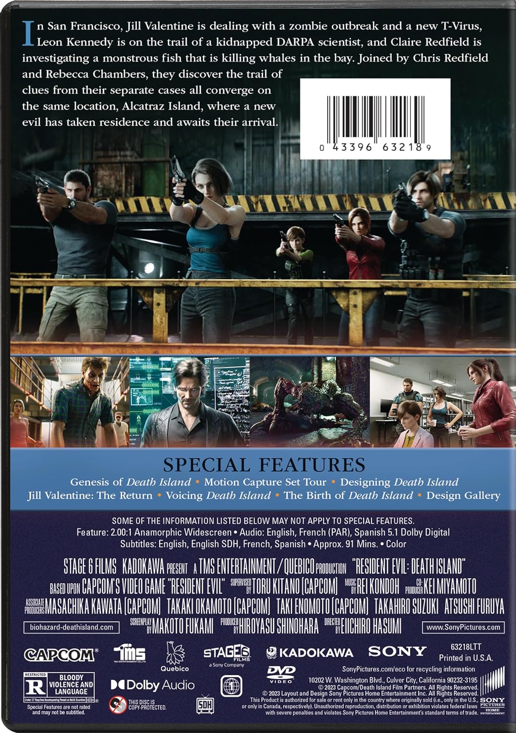 Resident Evil: Death Island - DVD