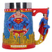Nemesis Now Taza de cerveza Superman, diseño exclusivo, fundida en la mejor resina, pintada a mano por expertos, inserto extraíble