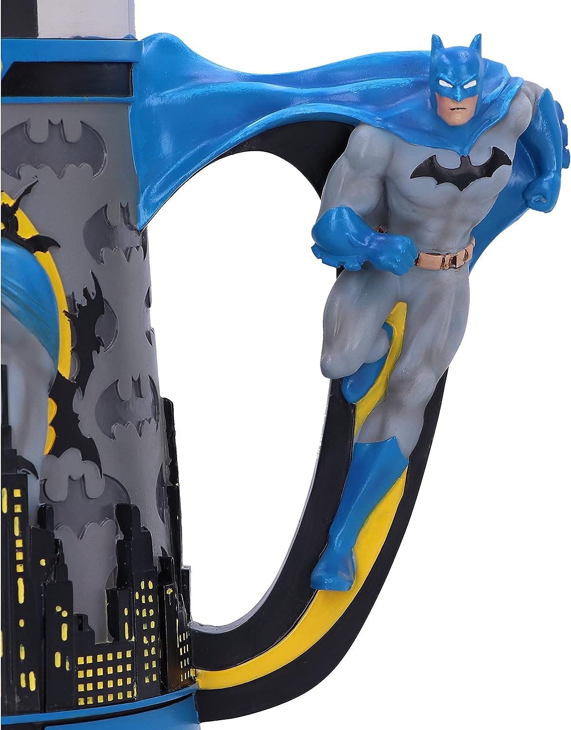 Nemesis Now Batman The Caped Crusader Tankard 15.5cm, Resin, Officially Licensed DC Merchandise, Batman Beer Mug, Cast in The Finest Resin, Expertly Hand-Painted, Removable Insert