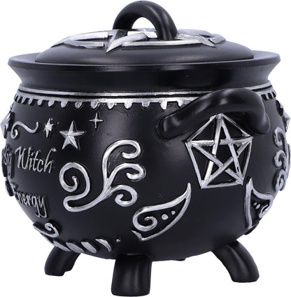 Nemesis Now Big Witch Energy Box Unisex Artículos De Decoración Negro Poliresina