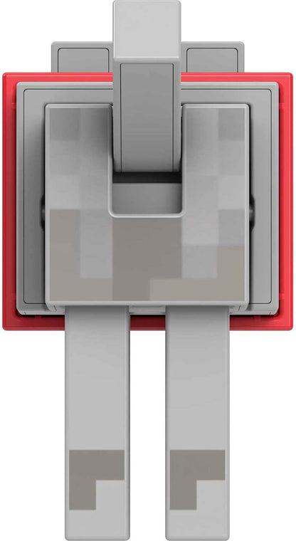 Minecraft Diamond Wolf Action Figure with Accessories Including Magnetic Bone, 5.5-inch Toy Collectible, HLN41