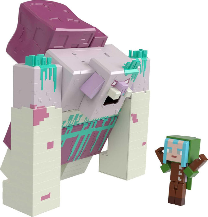 Mattel Minecraft Legends Devorador con slime Figura de acción grande con accesorios, juguete +6 años (HNC08