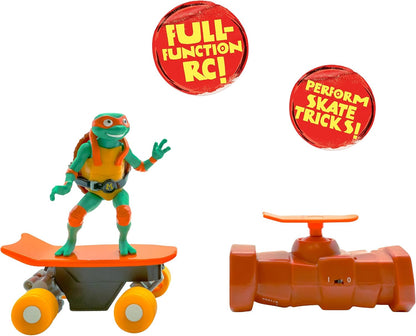 Teenage Mutant Ninja Turtles 71035 Michelangelo Mutant Mayhem Raphael TMNT Half Pipe RC Gifts & Toys, Multicoloured, 16.5 cm