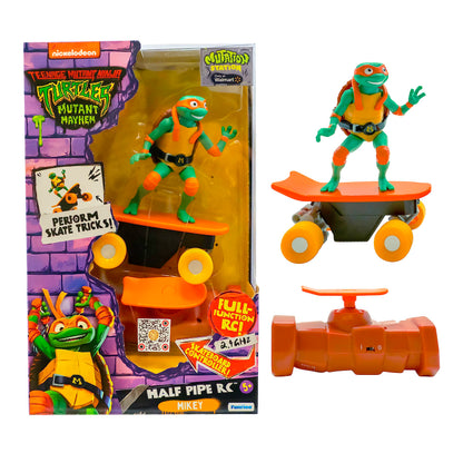 Teenage Mutant Ninja Turtles 71035 Michelangelo Mutant Mayhem Raphael TMNT Half Pipe RC Gifts & Toys, Multicoloured, 16.5 cm