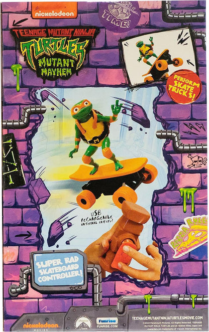 Teenage Mutant Ninja Turtles 71035 Michelangelo Mutant Mayhem Raphael TMNT Half Pipe RC Gifts & Toys, Multicoloured, 16.5 cm