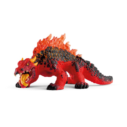 schleich ELDRADOR CREATURES 70156 Magmawaran - Realistische Mythische Fantasy Monster Actionfigur, Gefährliche Magma Riesenechse mit Realistischen Details, Figuren ab 7 Jahren