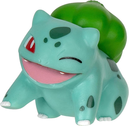 Pokémon PKW3160 Set-2-Inch Bulbasaur Battle Figure with Clip ‘N’ Go Belt Plus Nest Ball and Pokéball Accessories Poke ball, Nest Ball and Bulbasaur