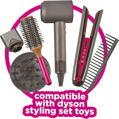 Casdon Ultimate Styling Case | Foldable Hair Styling Case For Children Aged 3+ | Includes Mirror, Styling Cards & Hair Accessories!