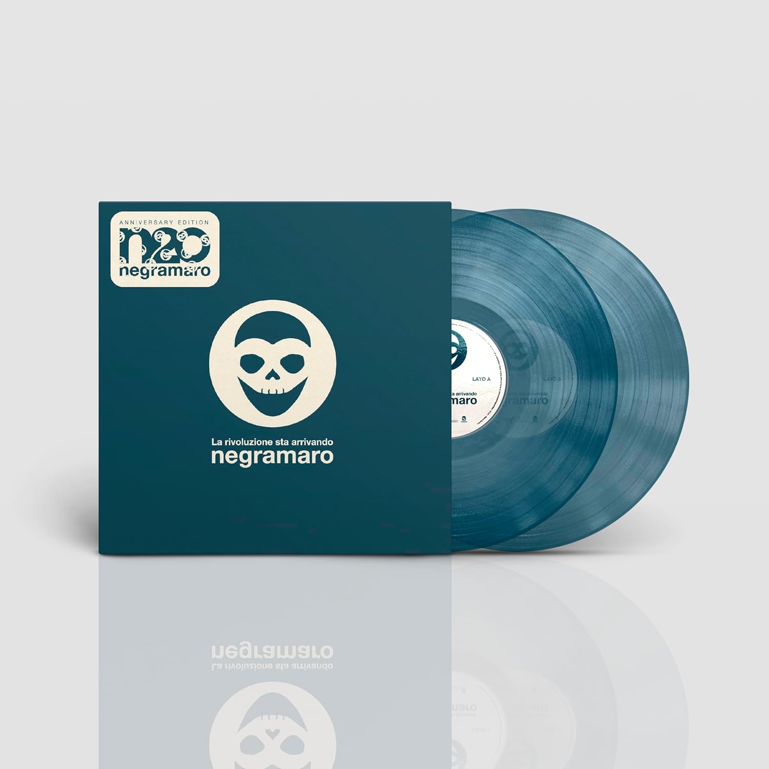 N20 La Rivoluzione Sta Arrivando - Ltd Numbered Blue Transparent 180gm Vinyl