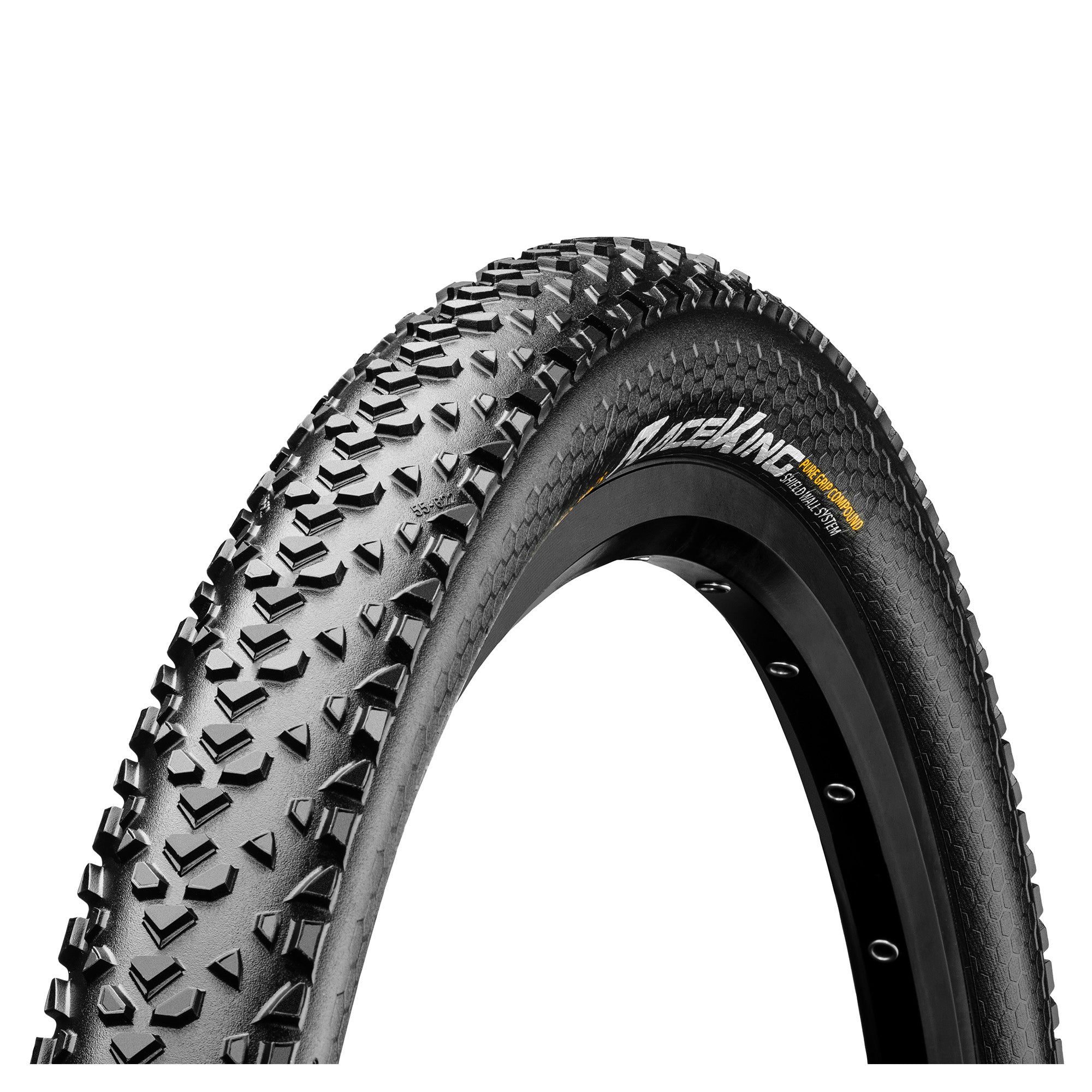 Continental Race King Shieldwall Tyre Foldable Puregrip Compound Black/Black 26X2.00"