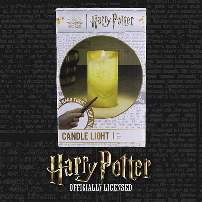 Paladone Hogwarts - Candela con telecomando a bacchetta, licenza ufficiale Harry Potter, colore: nero (PP9563HP)