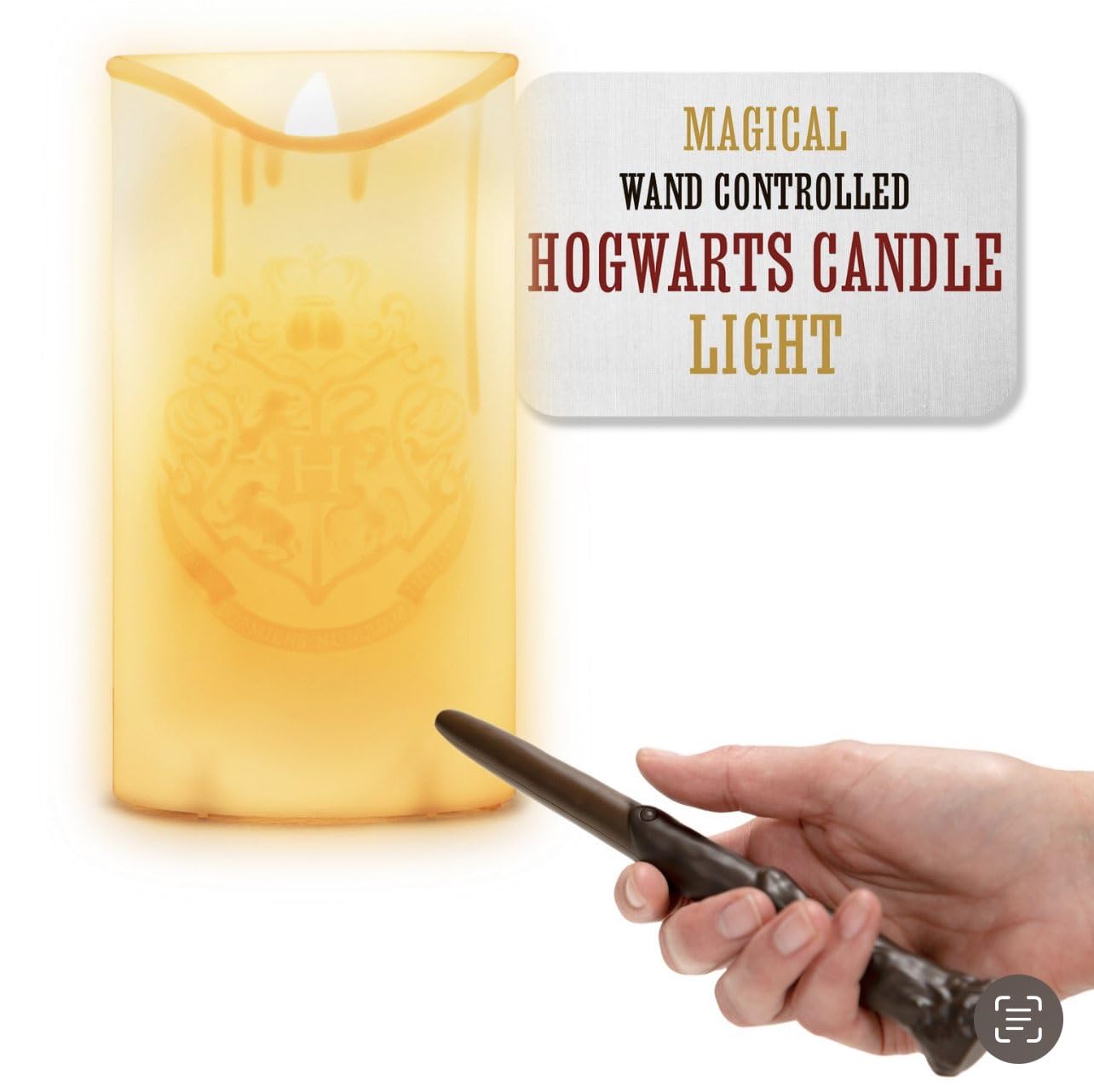 Paladone Hogwarts - Candela con telecomando a bacchetta, licenza ufficiale Harry Potter, colore: nero (PP9563HP)