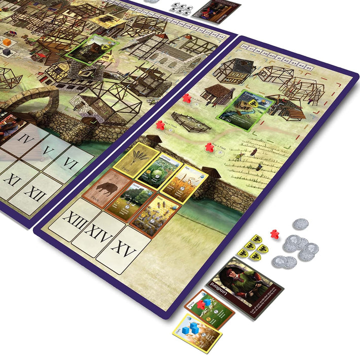 Cobblestone Games Builders of Blankenburg: Fields & Flocks Expansion - Worker Placement Board Game, Ages 14+
