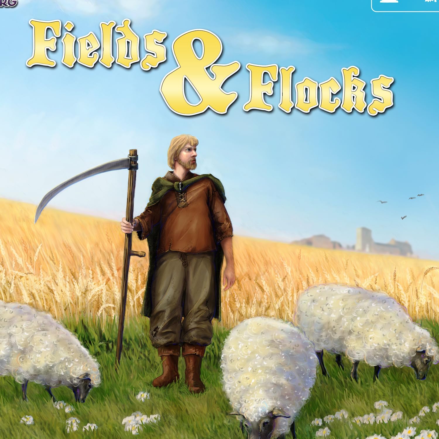 Cobblestone Games Builders of Blankenburg: Fields & Flocks Expansion - Worker Placement Board Game, Ages 14+