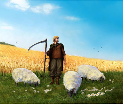 Cobblestone Games Builders of Blankenburg: Fields & Flocks Expansion - Worker Placement Board Game, Ages 14+
