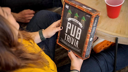 Ultimate Pub Trivia Team Trivia Game, Over 1000 Questions for Weekly Party Game Nights and Live Stream Quiz Events, Perfect for Ages 12 and Up and 4 or More Players from University Games , Red