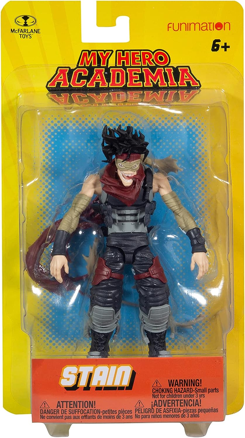 McFarlane Toys, My Hero Academia 5-inch Stain Action Figure Toy, Collectible Hero Academia Figure for Children Ages 6+