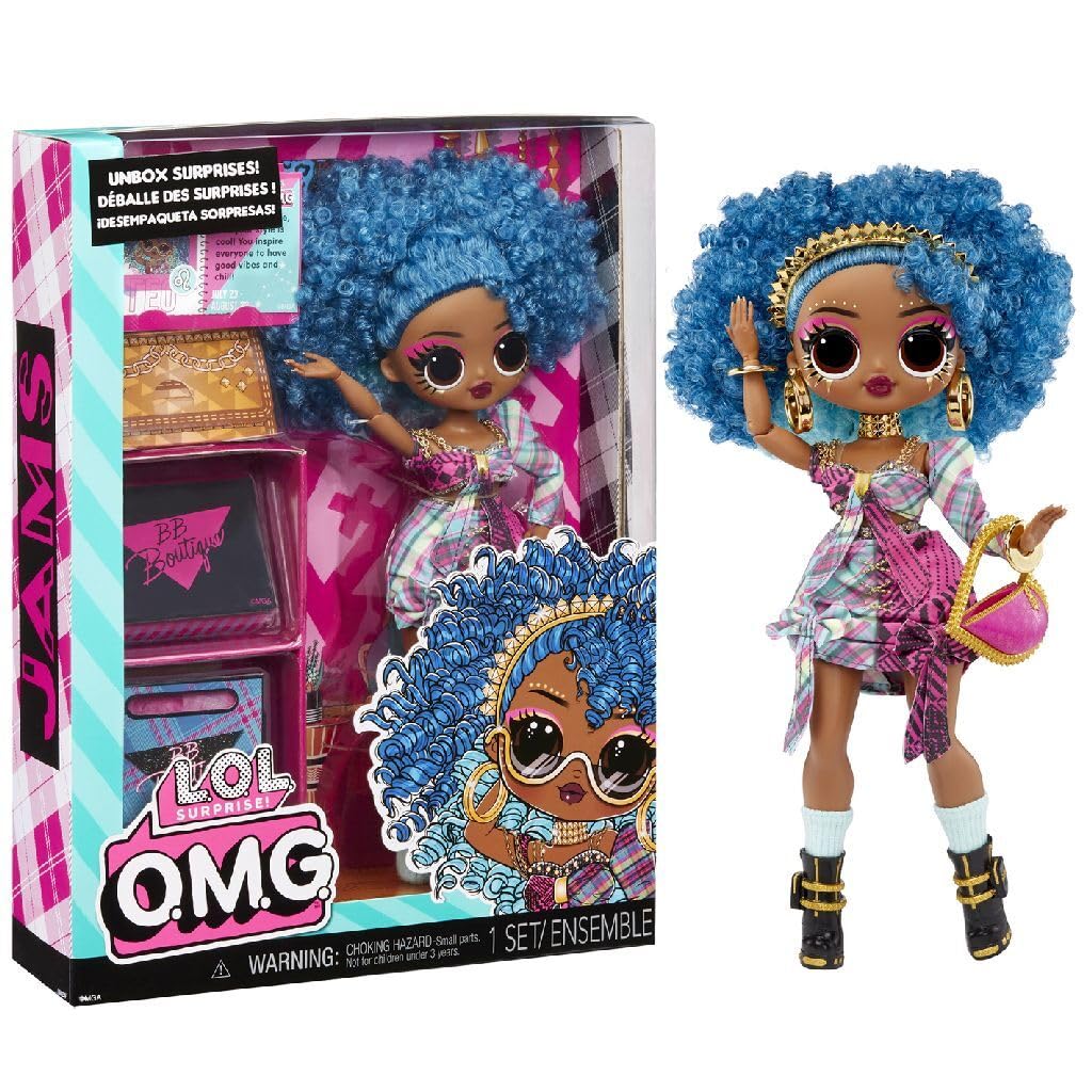 L.O.L. Surprise O.M.G. Fashion Doll - JAMS - Includes Doll, Multiple Surprises, and Fabulous Accessories - Great for Kids Ages 4+