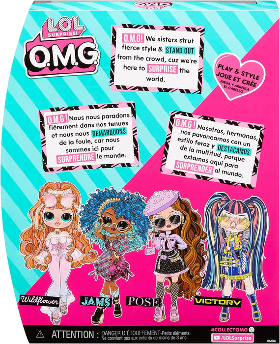 L.O.L. Surprise O.M.G. Fashion Doll - JAMS - Includes Doll, Multiple Surprises, and Fabulous Accessories - Great for Kids Ages 4+