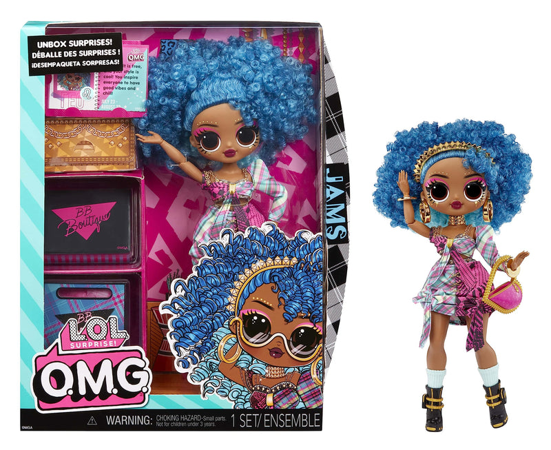 L.O.L. Surprise O.M.G. Fashion Doll - JAMS - Includes Doll, Multiple Surprises, and Fabulous Accessories - Great for Kids Ages 4+