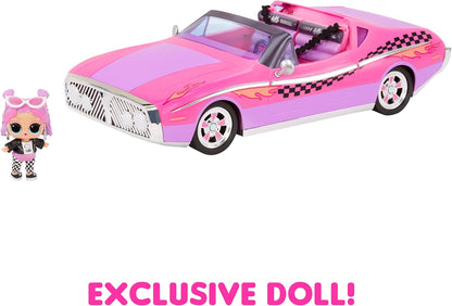 L.O.L. Surprise City Cruiser - Pink and Purple Sports Car with Fabulous Features and an Exclusive Doll BEEPS - Great for Kids Ages 4+